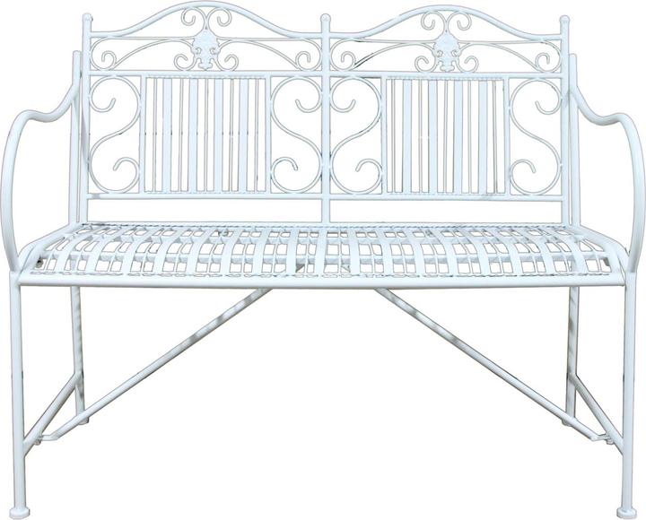 Actual product image HTI-Living Gartenbank Creme Metallbank Celia