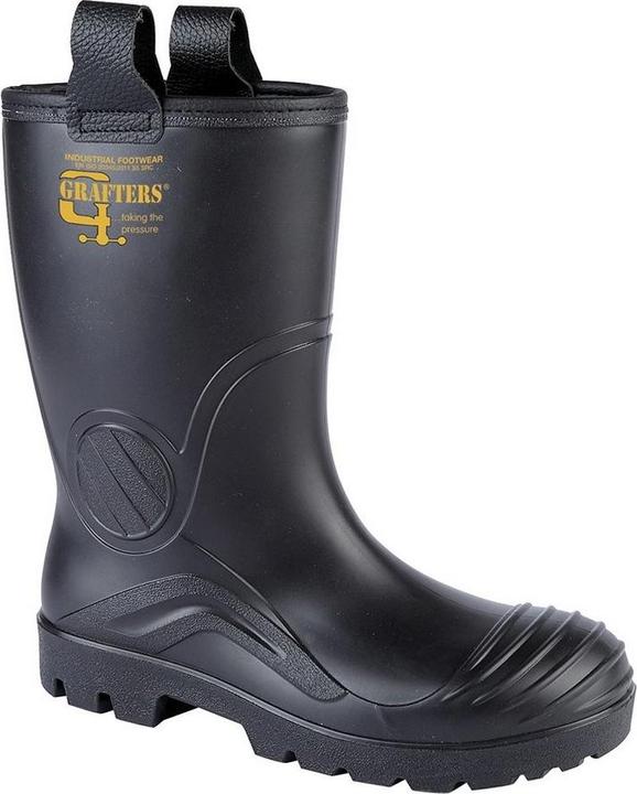 Actual product image Grafters Pvc safety rubber boots Waterproof industry standard (41)