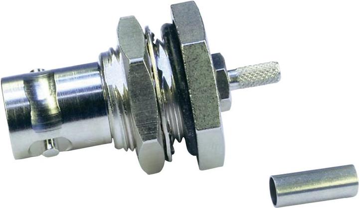 Produktbild Telegärtner BNC-Kabeleinbaubuchse Crimp G03 50 Ohm, crimp/crimp, A2913, Z04, G03 (RG-178 B/U)