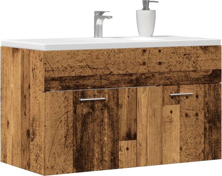 Immagine prodotto VidaXL Mobiletto Base Mobiletto da bagno a muro Aspetto legno antico