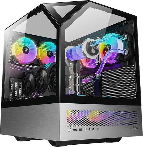 Immagine prodotto Azza Caso Sanctum 810 ATX 4x Ventola RGB (E-ATX, ATX, mATX, Mini-ITX)