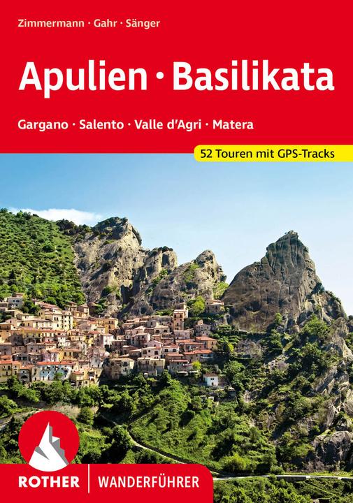 Actual product image Wanderführer Apulien, Basilikata (German, Michael Gahr, Dorothee singer, Benno Zimmermann, 2022)