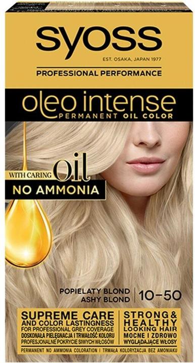 Syoss Oleo Intense Hair Dye 10-50 Ash For light hair (10-50 Ash)