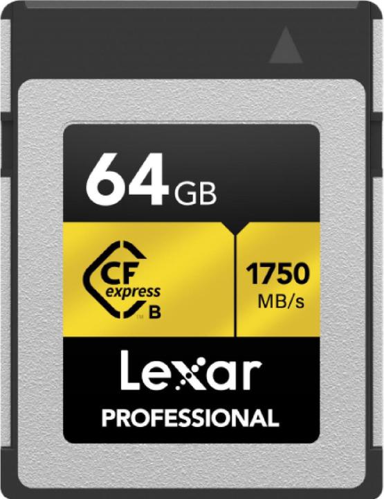 Produktbild Lexar Professional CFexpress R:1750MB/s W:1000MB/s (64 GB, CFexpress Typ B)