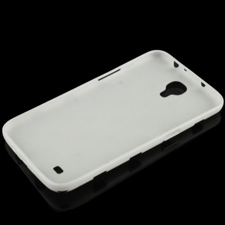 Produktbild König Design Schutzhülle TPU Punkte Case für Handy Samsung Galaxy Mega 6.3 / i9200 weiss/schwarz (Samsung Galaxy Mega 6.3)