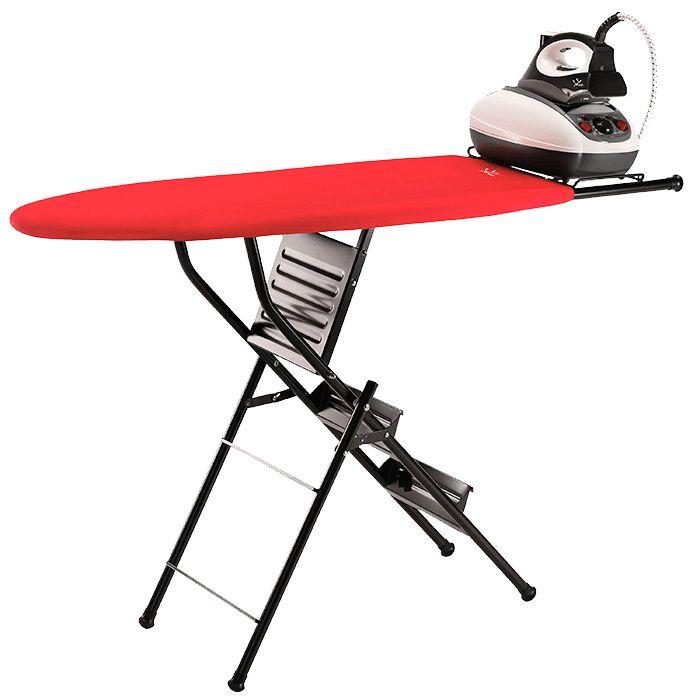 Jata Table à repasser et escabeau 2 en 1 (107 x 34 cm)