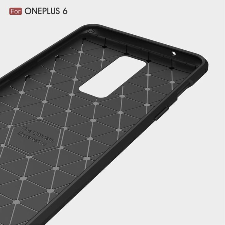 Produktbild König Design OnePlus 6 Hülle Case Handy Cover Schutz Tasche Schutzhülle Bumper Schale Grau (OnePlus 6)