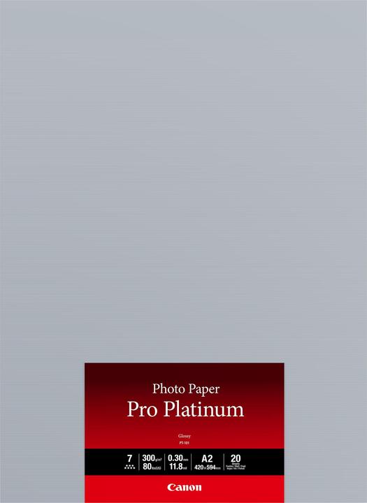 Immagine prodotto Canon Carta fotografica Pro Platinum (300 g/m², A2, 20 x)