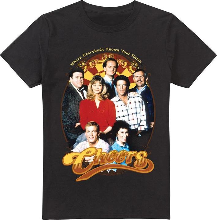 Actual product image Cheers Mens Group Shot T-Shirt (XL)
