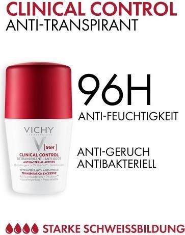 Actual product image Vichy Clinical Control 96h (Roll-on, 50 ml)