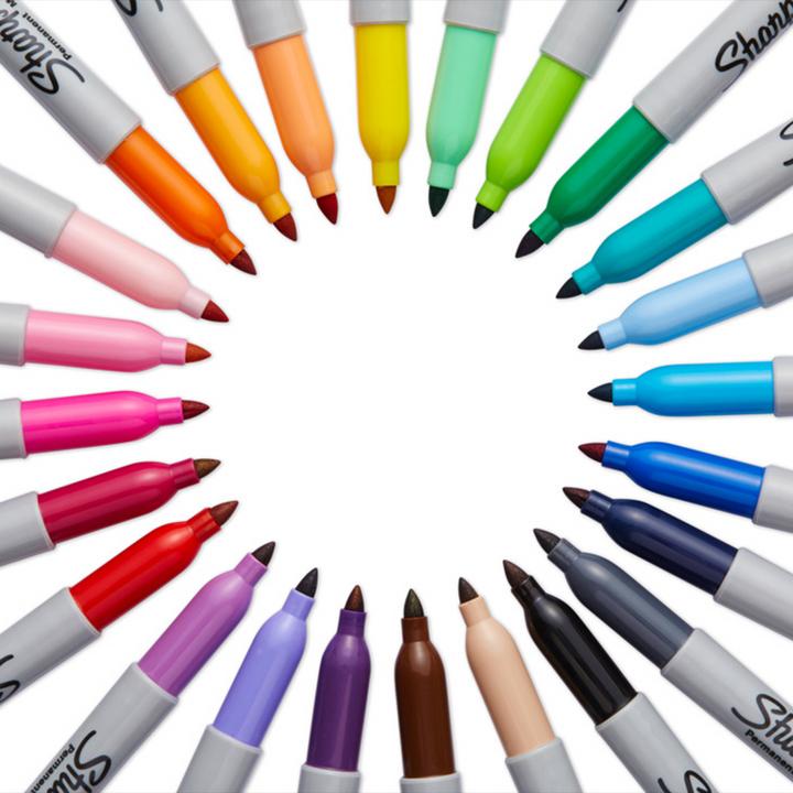 Produktbild Sharpie Marker (Mehrfarbig, 1 mm, 24 x)