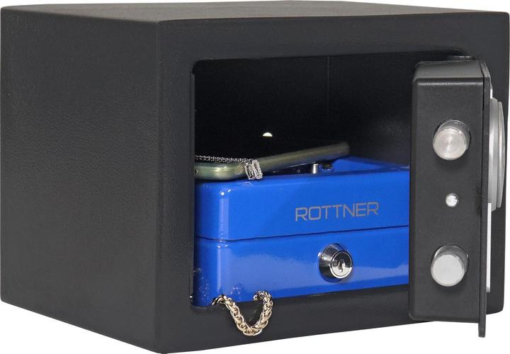 Produktbild Rottner Möbeltresor Jupiter 1 Elektronikschloss Notfallschüssel gleichschliessend (4.97 l)
