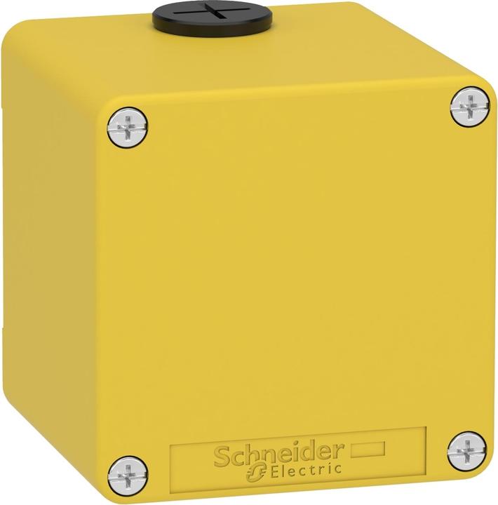 Produktbild Schneider Electric XAPK14 Leergehäuse XAP Metall gelb für Not-Aus/Ha - CSA (Gehäuse)