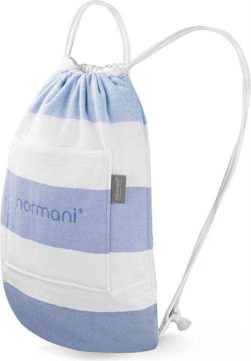 Image du produit Normani Serviette de bain avec fonction sac à dos (90 x 170 cm)