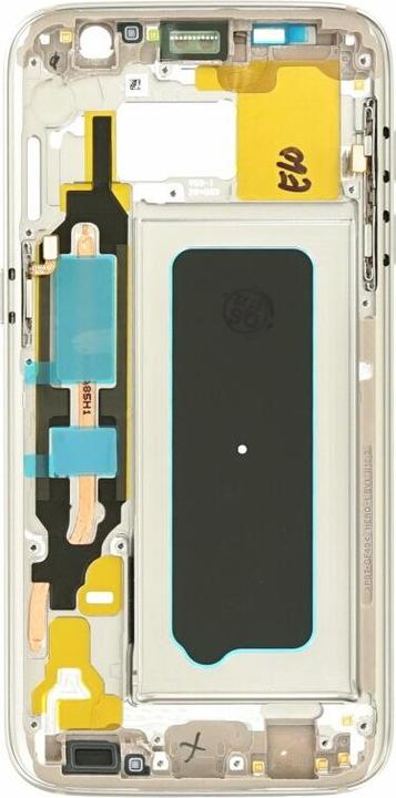 Actual product image Samsung Galaxy S7 Front Cover Frame Gold (Galaxy S7)