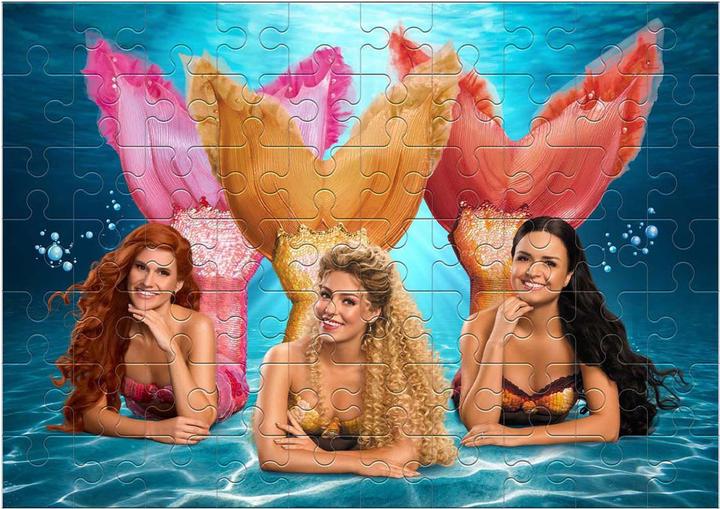 Image du produit K3 Puzzle avec affiche - La chanson de la sirène, 70 pièces. (70 pièces)
