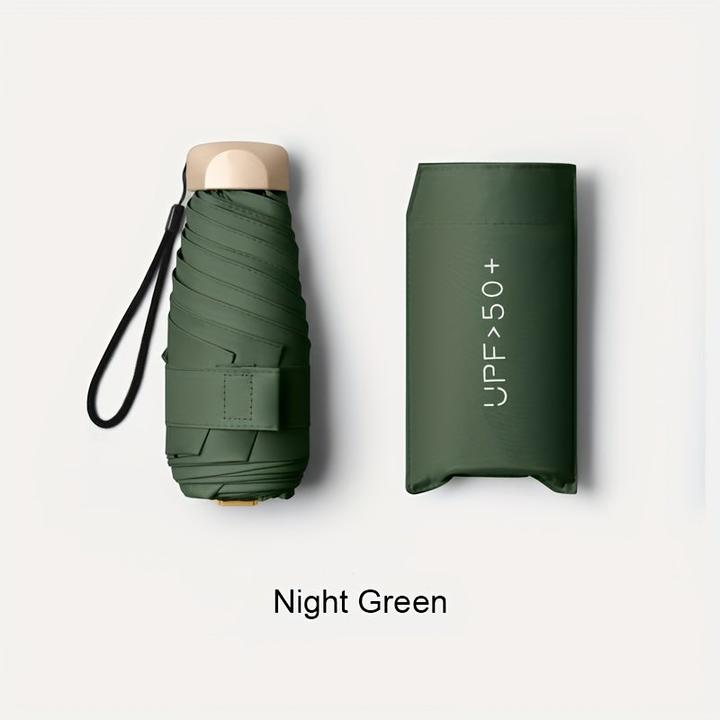 Produktbild Alopini Manual Flat Five-fold Mini Lightweight Sunny And Rainy Folding Umbrella