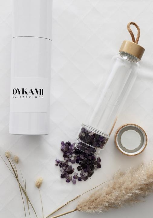 Produktbild Oykami Geschenkset Wasserflasche - Ametist