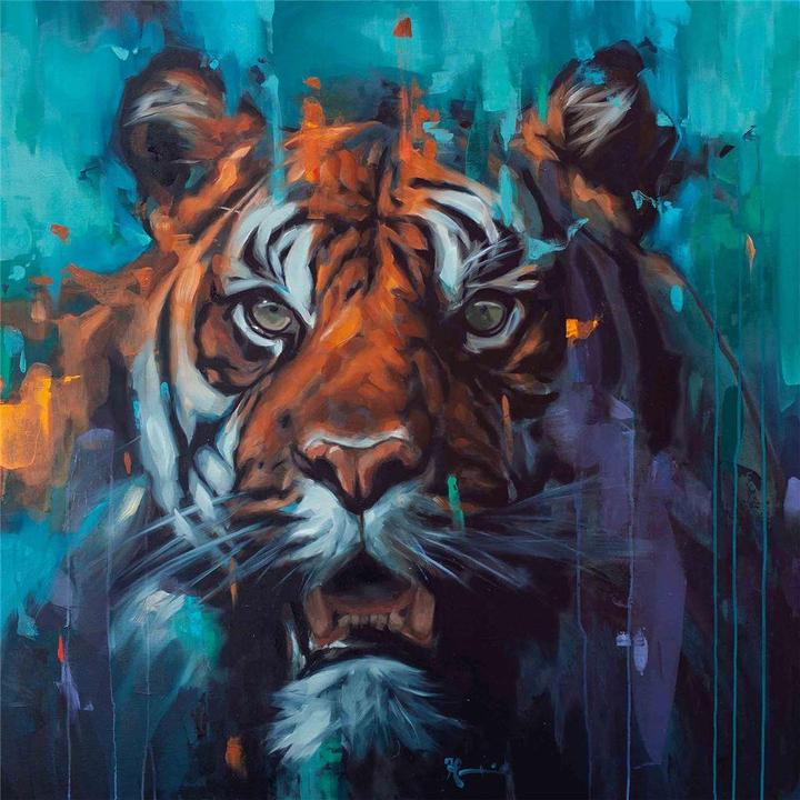 Actual product image Frank Pretorius Rinsi The Almighty Canvas Print (85 x 85 cm)