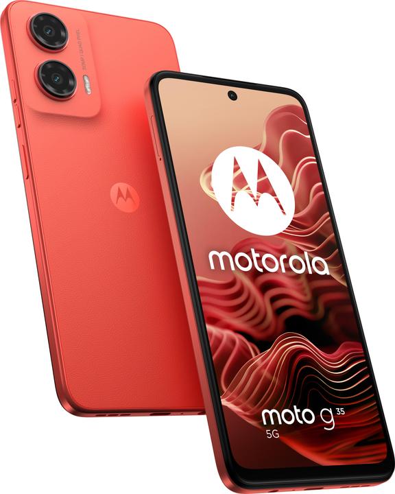 Produktbild Motorola Moto G35 (128 GB, Guava Red, 6.73", Dual SIM, 50 Mpx, 5G)