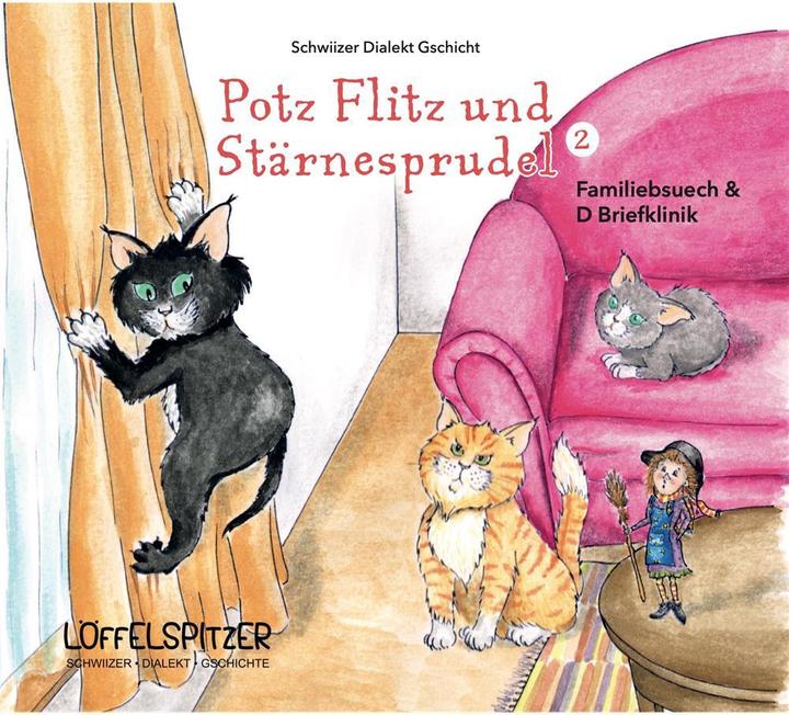 Produktbild Potz Flitz und Stärnesprudel Folge 2, Familiebsuech & D Briefklinik (Céline Landolt, Angelina Kreyenbühl, Schweizerdeutsch)