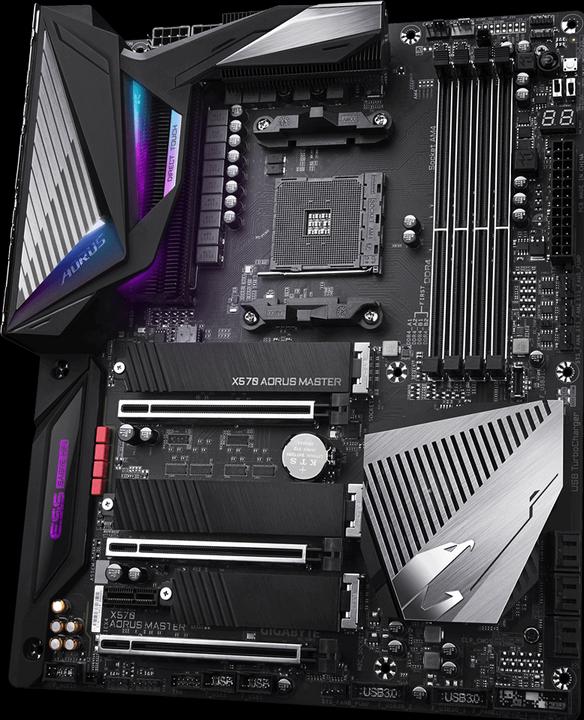 Produktbild Gigabyte X570 Aorus Master (AM4, AMD X570, ATX)