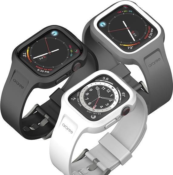 Actual product image Araree etui z paskiem Duple Pro Apple Watch 40/41mm biały/white AR70-01867B