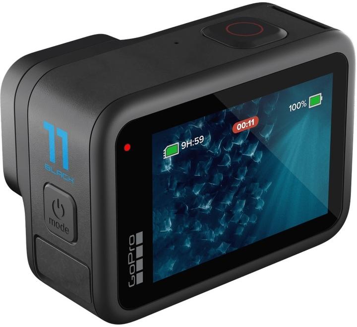Image du produit GoPro HERO11 Black - Accessory Hard Bundle (incl. carte MicroSDXH 128 GB) (60p, 5.3K, WiFi, Bluetooth)