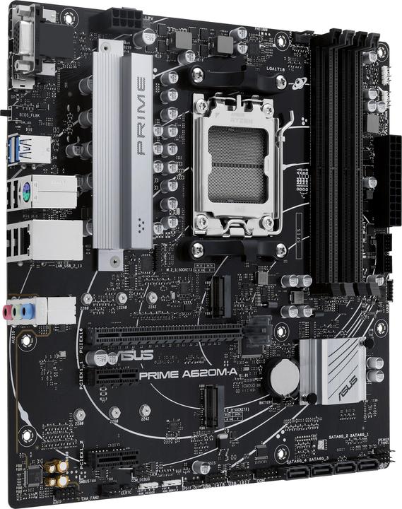 Actual product image ASUS Prime A620M-A-CSM (AM5, AMD SoC, mATX)