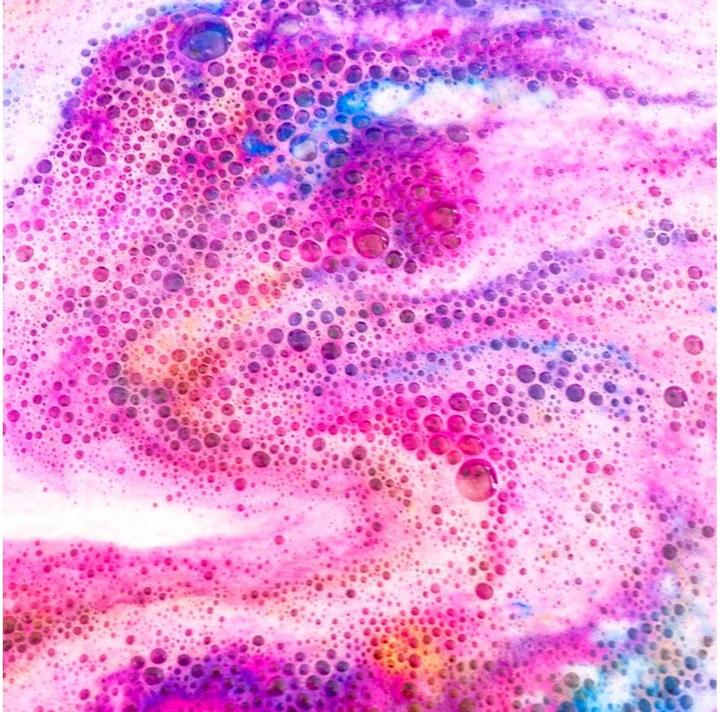 Actual product image Craze Inkee Galupy bath dust with crackle (Bath salts)