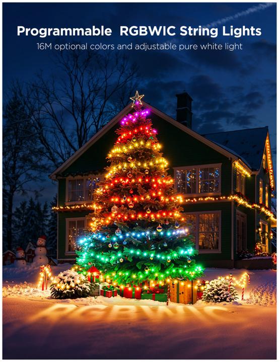 Image du produit Govee Lumières de cordes de Noël 2 (20 m)