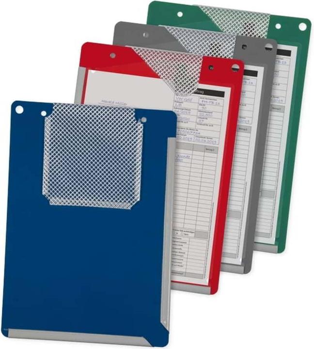 Produktbild Eichner Auftragstasche PVC mit Umbug-Verschweissung DIN A4 blau (A4)