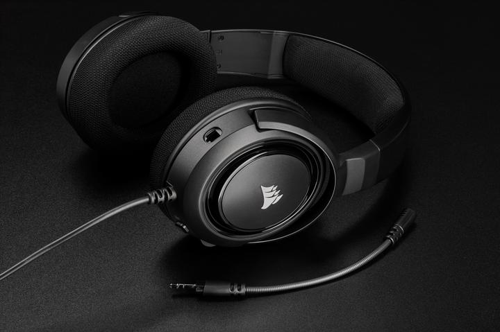 Produktbild Corsair HS35 Carbon Black Stereo-PC (Kabelgebunden)