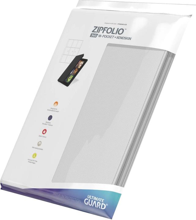 Image du produit Ultimate Guard Zipfolio Xenoskin 9-Pocket Weiss