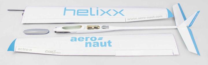 Actual product image Aeronaut Helixx wooden kit with GRP fuselage (Glider)