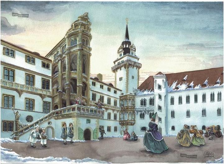 Produktbild Pappnoptikum 1075 - Dornröschen - Schloss Hartenfels (Klappkarte) (1 Stk.)
