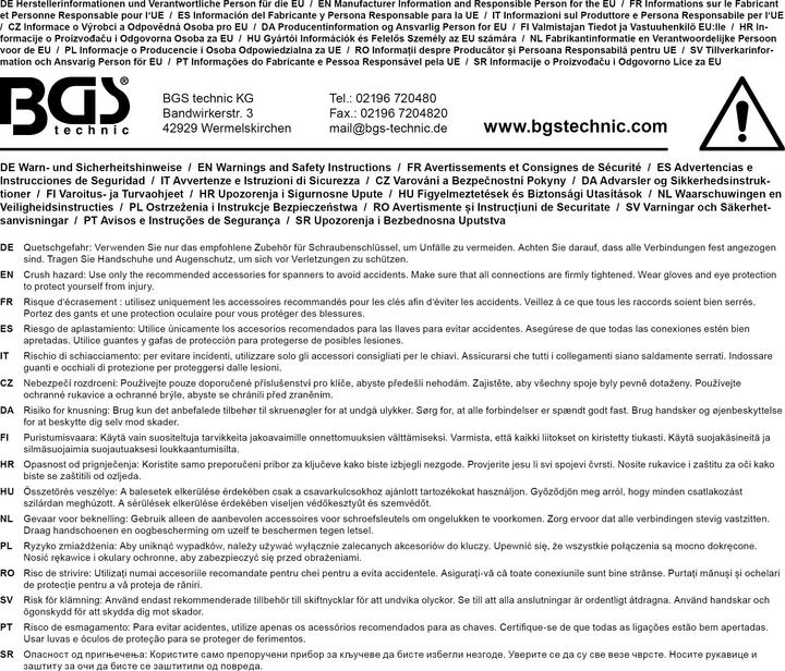 Image du produit BGS Support de rangement magnétique pour clés mixtes / polygonales | métalliques | 10 pièces
