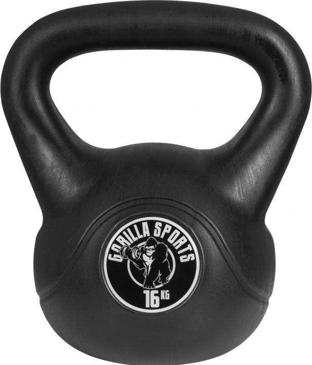Produktbild Gorilla Sports Kettlebell Kunststoff (1 x 10 kg, 1 x 8 kg, 1 x 12 kg)