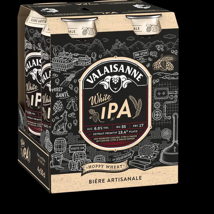 Actual product image Valaisanne White IPA (4 x 50 cl)