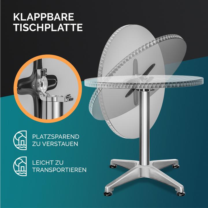 Image du produit Casaria Table haute (Ø 60 x 110 cm)