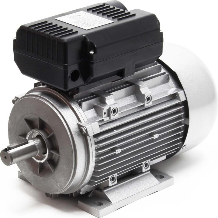 Actual product image Wiltec Professional Single-Phase Copper Electric Motor Double-Pole 230 V 1.5 kW with Copper Wire Coil