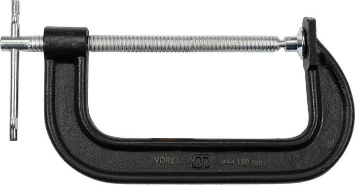 Actual product image Toya VOREL ŚCISK ŚRUBOWY TYPC 6" 38434 (150 mm)