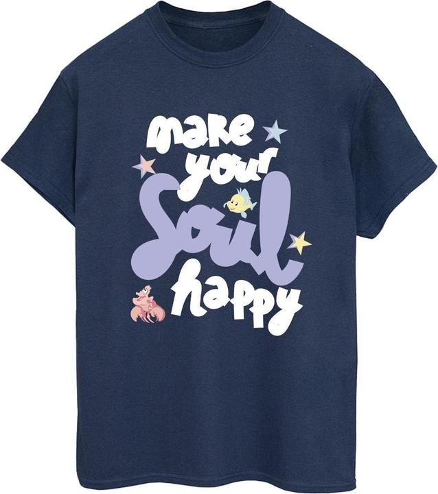 Immagine prodotto Disney The Little Mermaid Happy Maglietta Ampia Donna (XXL)