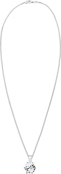 Actual product image Elli Necklace curb chain Basic crystals 925 silver (925 sterling silver, Glass crystal)