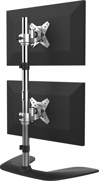 Produktbild StarTech Vertikale duale Monitorhalterung - Für bis zu 27 "VESA-Monitore - Aluminium - Hö (Tisch, 27.01")