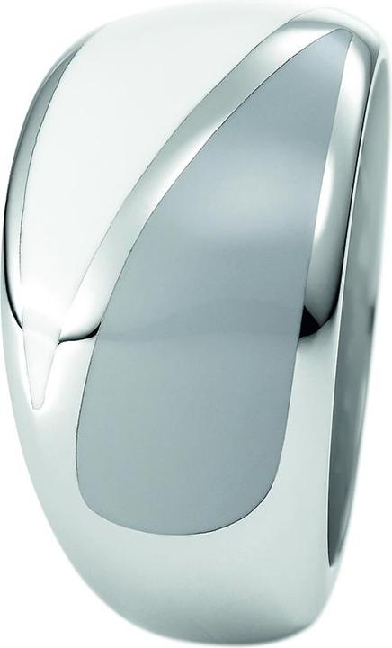 Image du produit Xen Bague avec céramique blanche/grise (52)