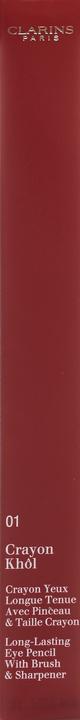 Produktbild Clarins Crayon Khol Long-Brush & Sharpener (01 Carbon Black)