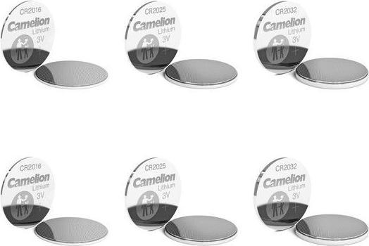 Image du produit Camelion Lithium Mix Set CR2016, CR2025, CR2032 (6 pcs, CR2032, CR2016, CR2025, 210 mAh)
