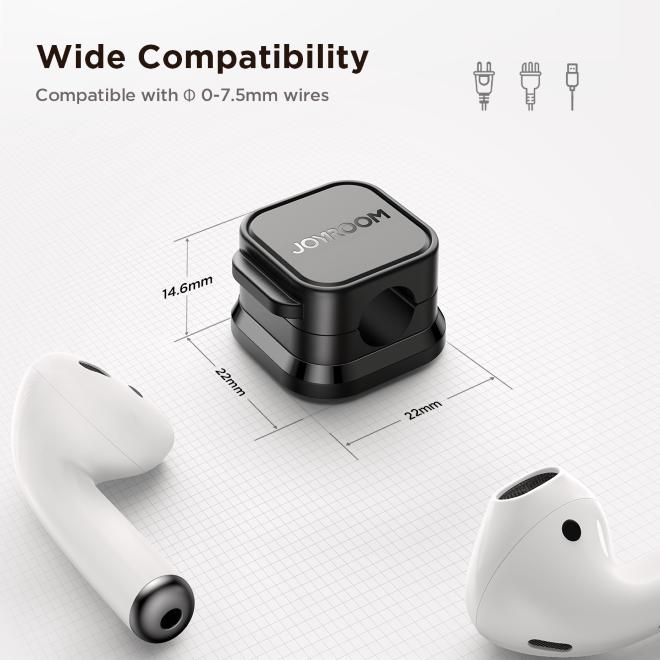 Actual product image Joyroom Magnetic cable organiser Cable Management