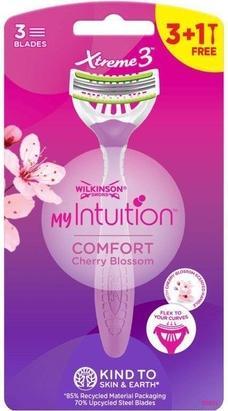 Image du produit Wilkinson My Intuition Xtreme 3 Comfort Cherryossom Razors Disposable For Women 4Pcs